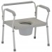 NOVA Heavy Duty Commode with Extra Wide Seat